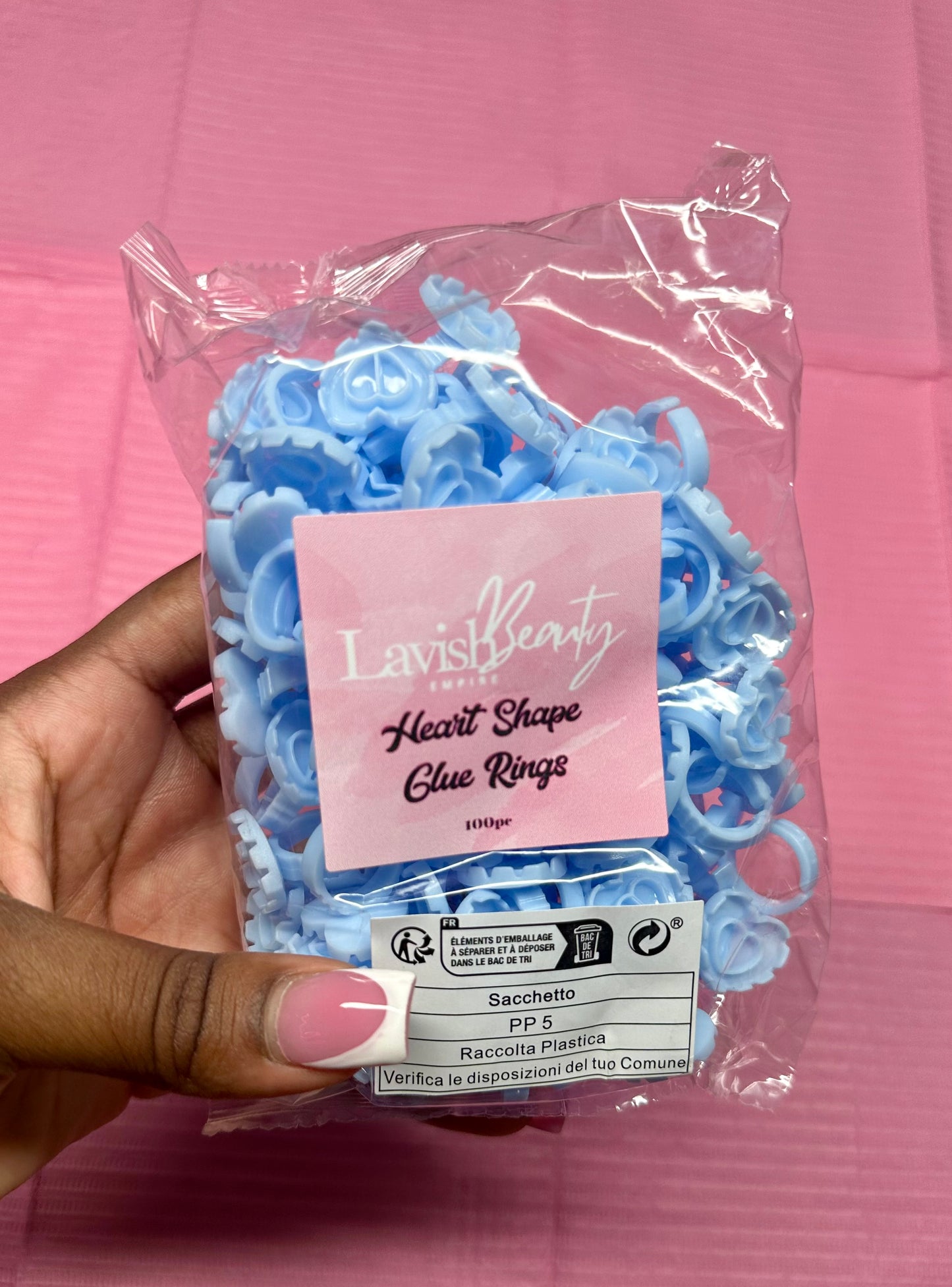 Heart Shape Glue Rings