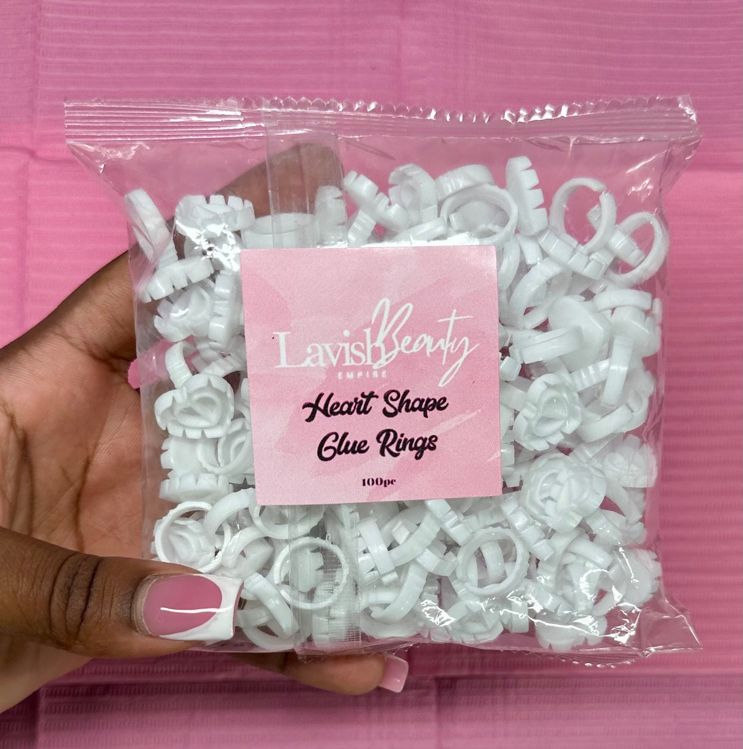Heart Shape Glue Rings
